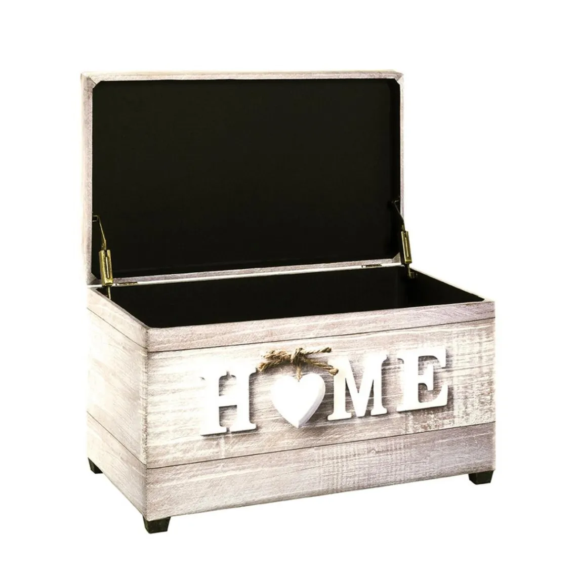 3S. x Home Coffre de rangement Home multicolore en simili cuir