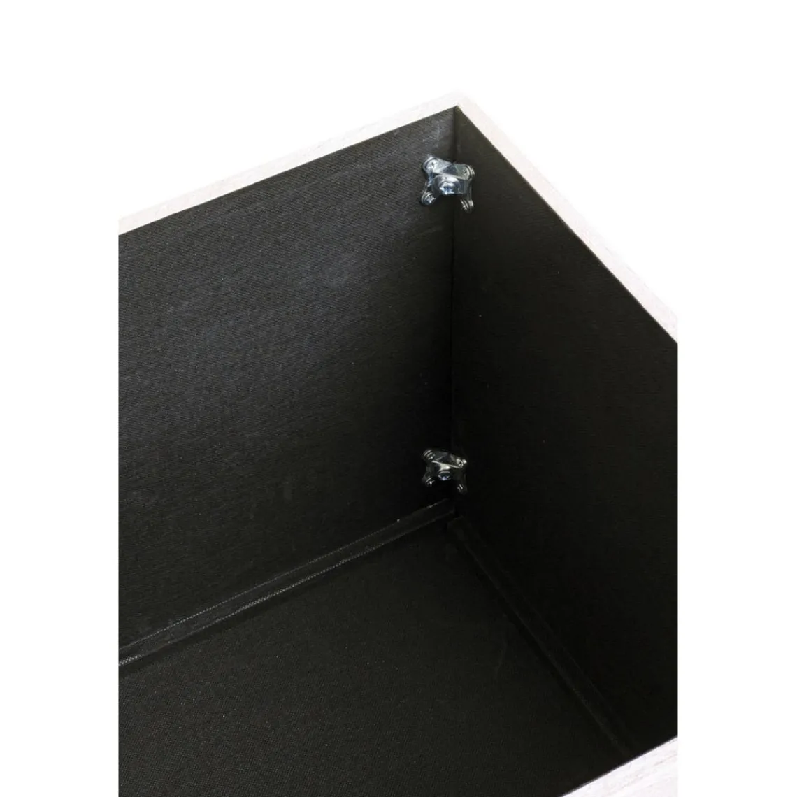 3S. x Home Coffre de rangement simili cuir imprimé du motif Hot