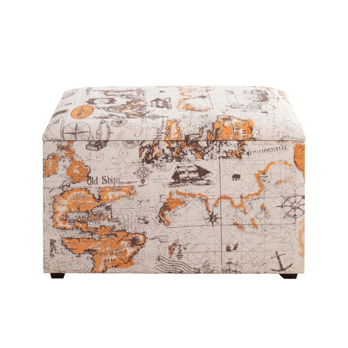 3S. x Home Coffre de rangement tissu textile Best