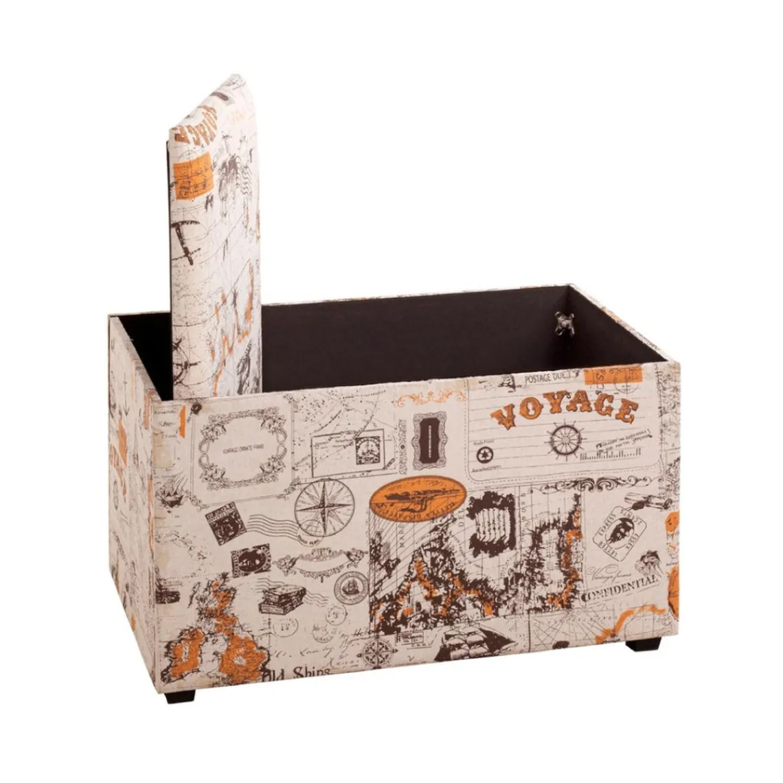 3S. x Home Coffre de rangement tissu textile Best