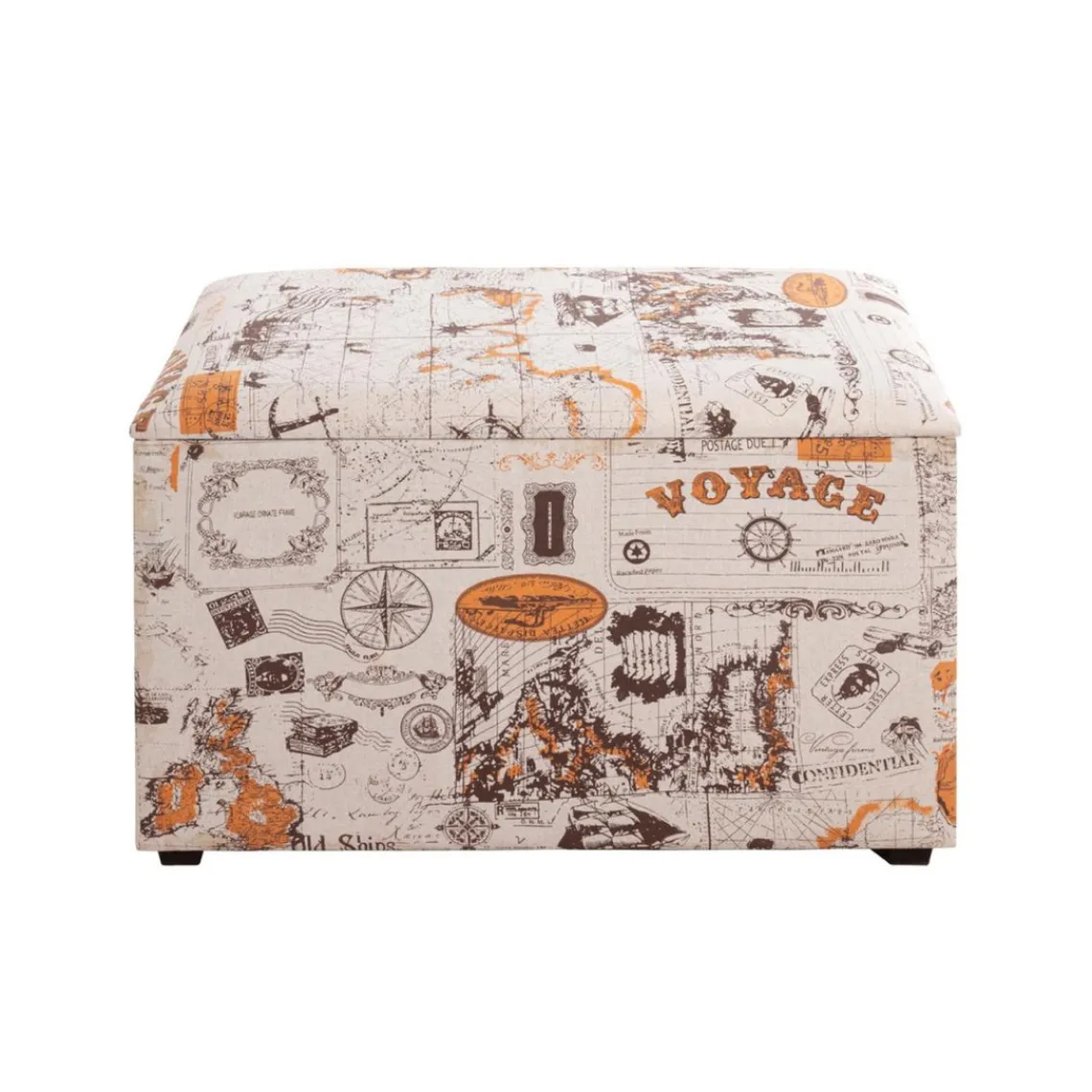 3S. x Home Coffre de rangement tissu textile Best