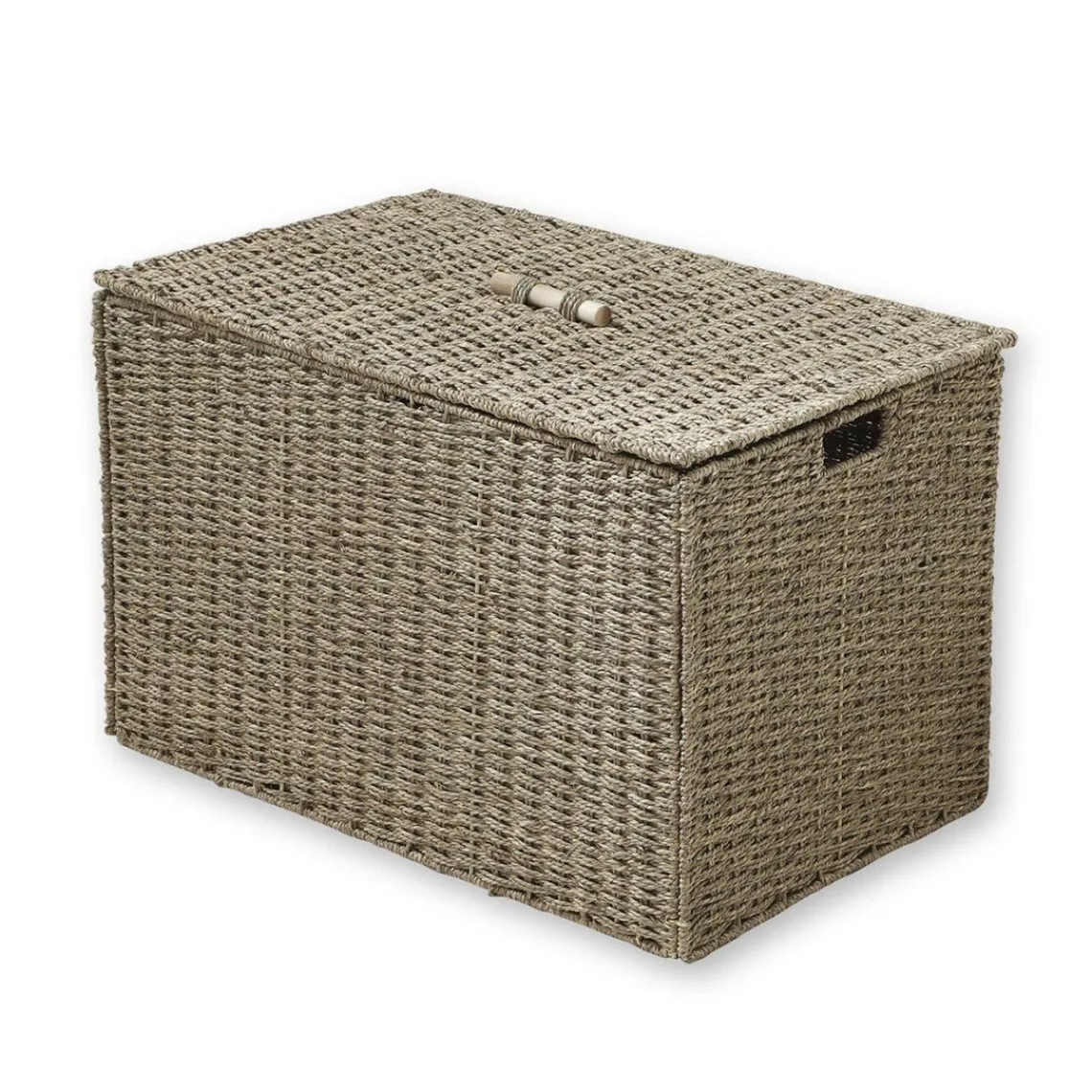 Calicosy Coffre Pliable en Jonc de mer avec couvercle Beige Online