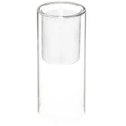 3S. x Home Coffret de 3 bougies LED double en verre New