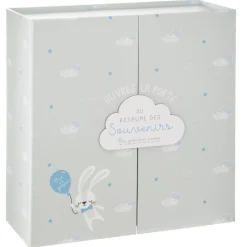 3S. x Home Coffret Naissance Porte Nuage bleu