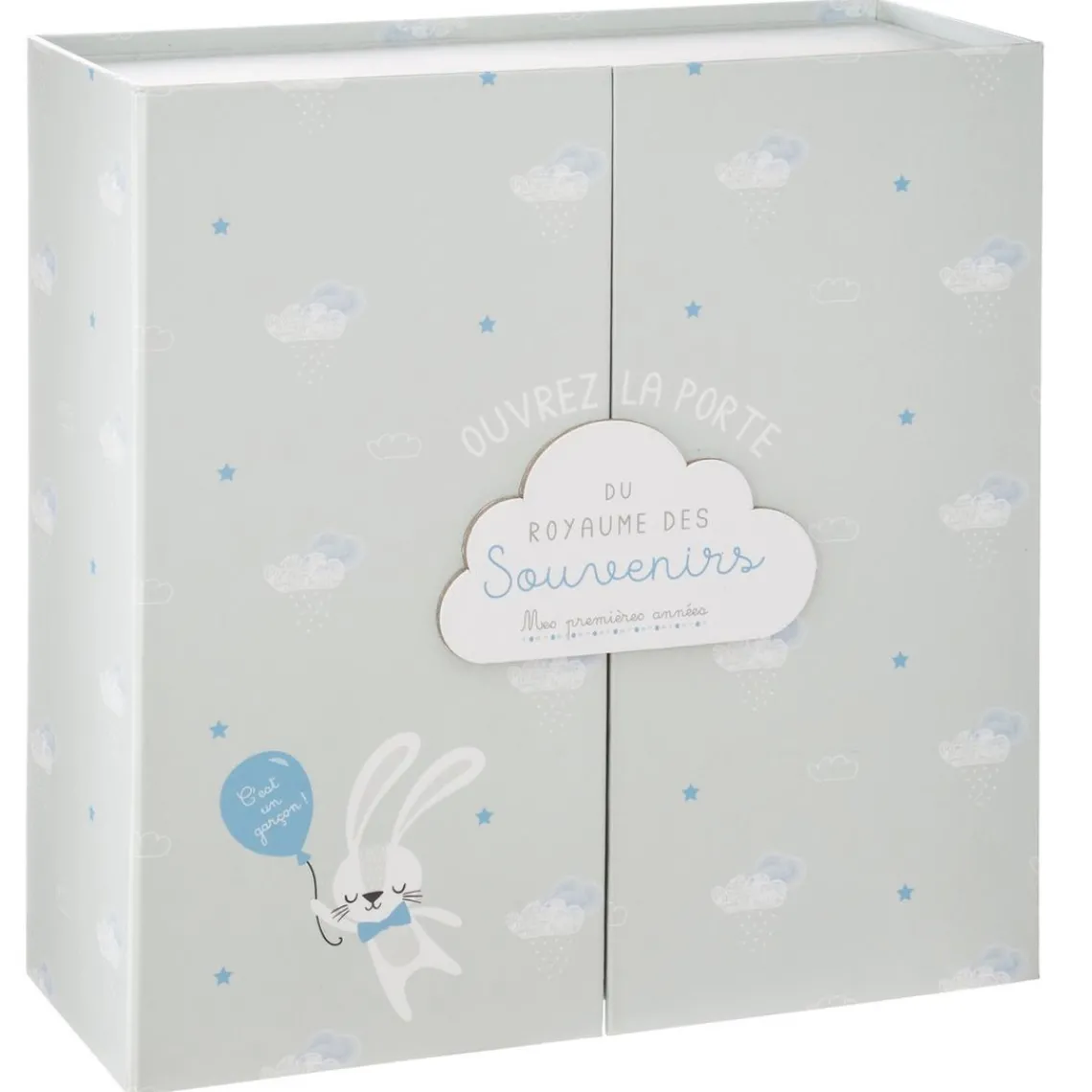 3S. x Home Coffret Naissance Porte Nuage bleu