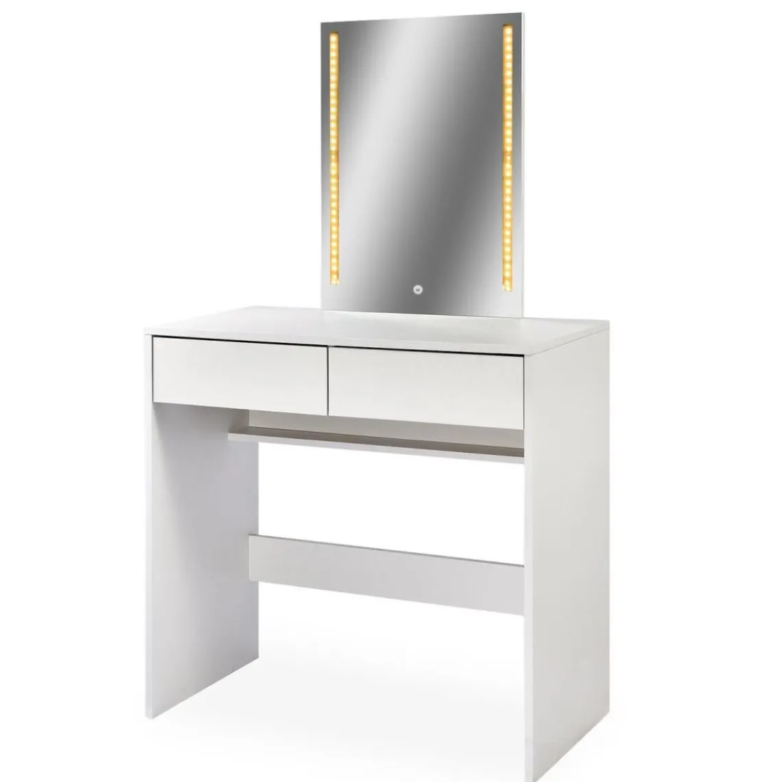 3S. x Home Coiffeuse avec miroir LED Talisma Blanc Best