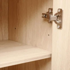 3S. x Home Colonne 2 portes Abana bois clair New