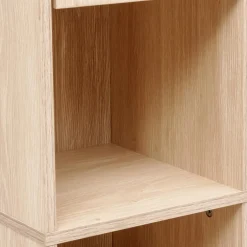 3S. x Home Colonne 2 portes Abana bois clair New