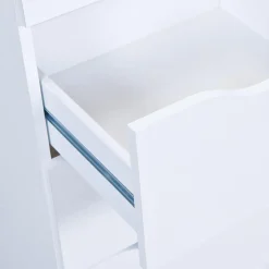 3S. x Home Commode à 2 tiroirs Blanc MAURATI Discount