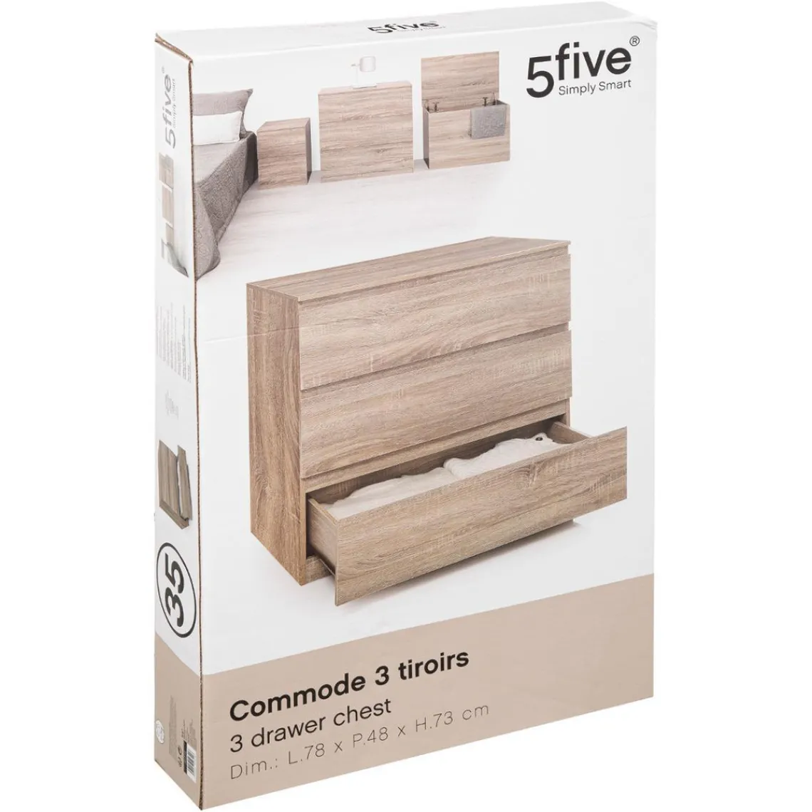 3S. x Home Commode 3 Tiroirs Hot