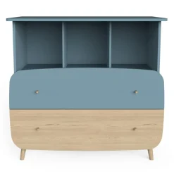 3 SUISSES Commode 2 tiroirs avec 3 niches FIRMIANA Hot