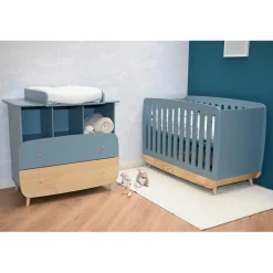 3 SUISSES Commode 2 tiroirs avec 3 niches FIRMIANA Hot