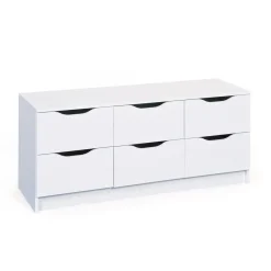 3S. x Home Commode 6 tiroirs Blanc MAURATI Best
