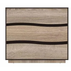 3S. x Home Commode 3 Tiroirs Chêne Clair Best