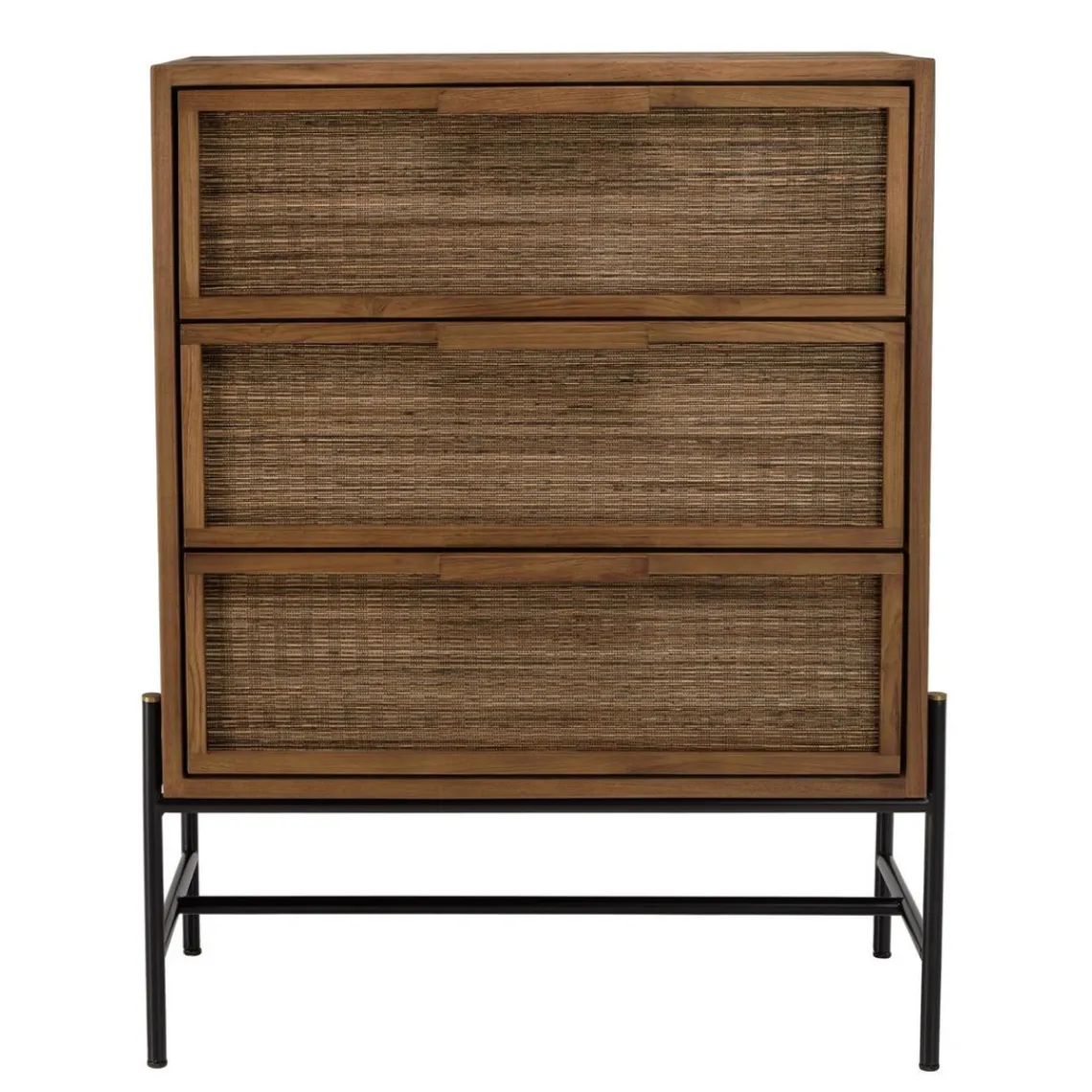 Macabane Commode 3 tiroirs en bois de teck recyclé Best