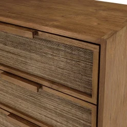 Macabane Commode 3 tiroirs en bois de teck recyclé Best