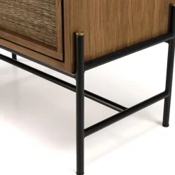 Macabane Commode 3 tiroirs en bois de teck recyclé Best