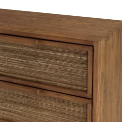 Macabane Commode 6 tiroirs en bois de teck recyclé Outlet