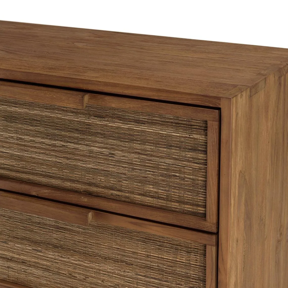 Macabane Commode 6 tiroirs en bois de teck recyclé Outlet