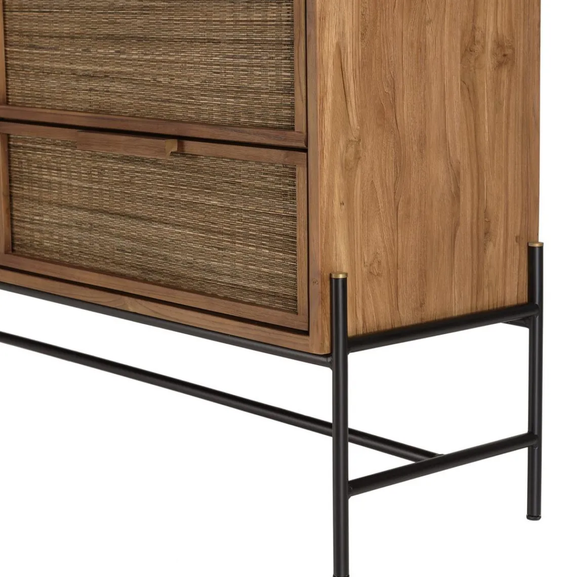 Macabane Commode 6 tiroirs en bois de teck recyclé Outlet