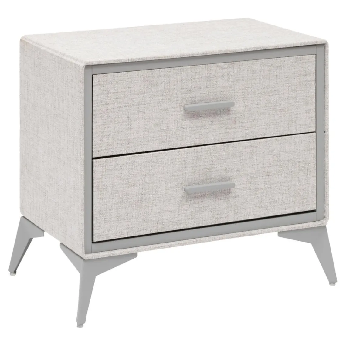 3S. x Home Commode 2 tiroirs Granite gris Best