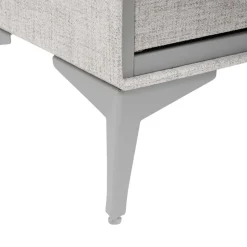 3S. x Home Commode 2 tiroirs Granite gris Best