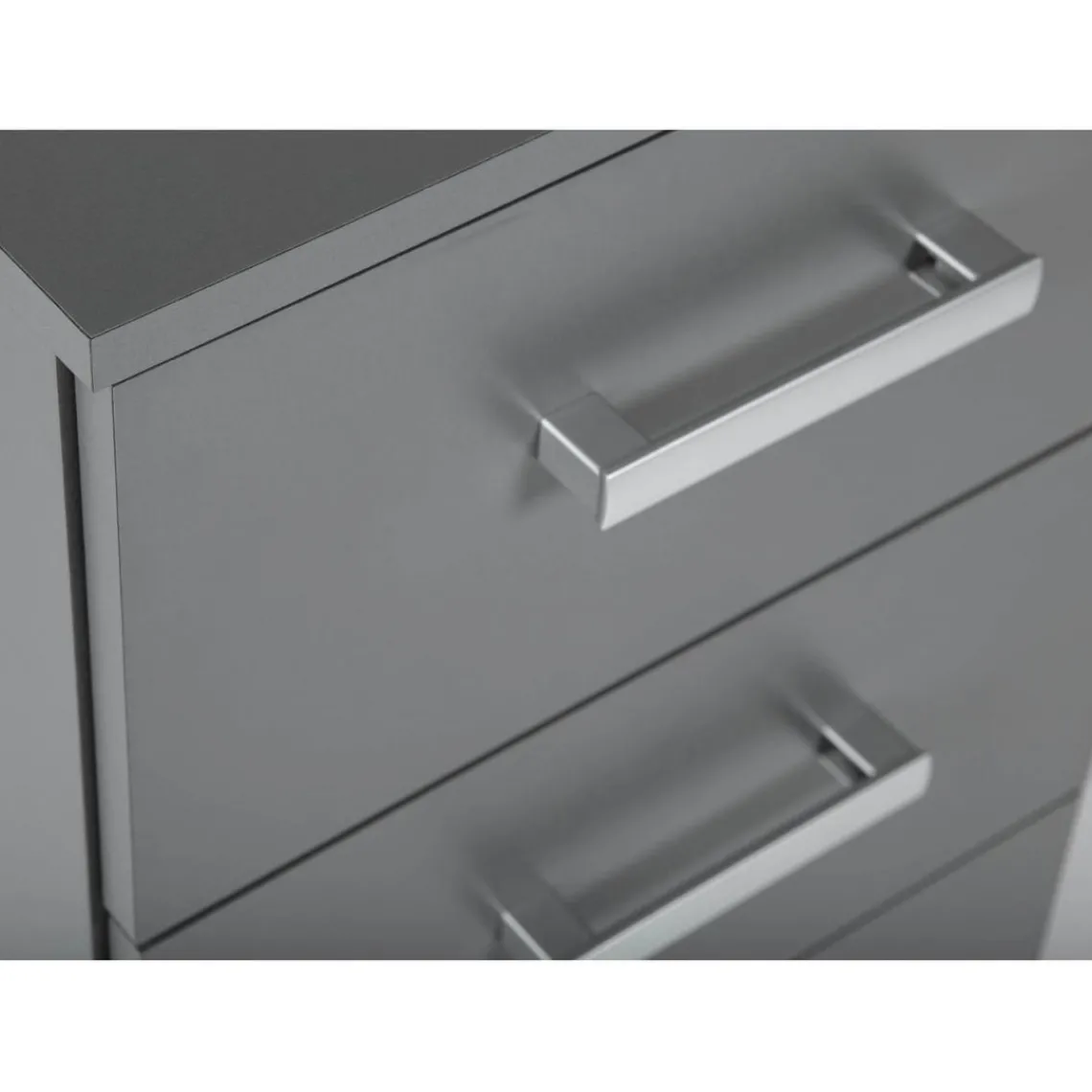 3S. x Home Commode 3 Tiroirs Gris Graphite ELENZIO Best