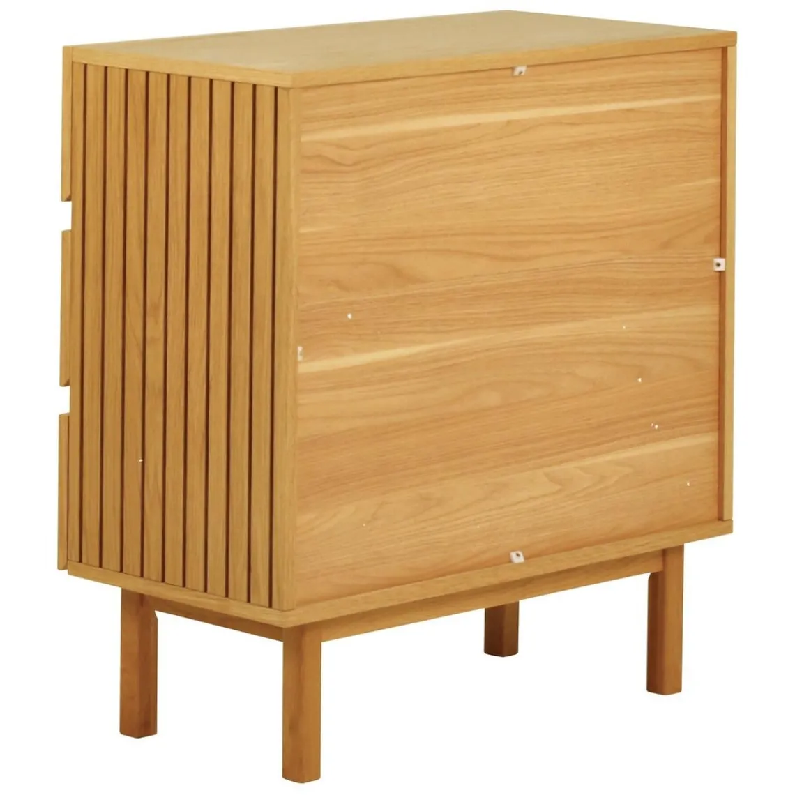 Zago Commode 3 tiroirs naturel Beige Discount