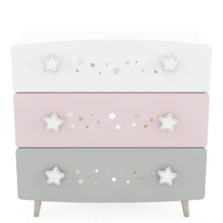 3 SUISSES Commode 3 tiroirs étoiles Clearance