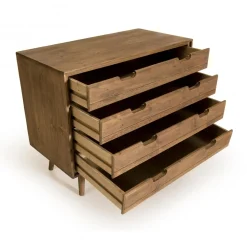 Macabane Commode ANDY Scandi Bois 4 Tiroirs Sapin