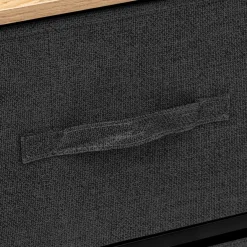 3S. x Home Commode basse 5 tiroirs - noir Hot