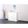 3S. x Home Commode CORBET 1 Porte 4 Tiroirs Blanc Brillant Sale