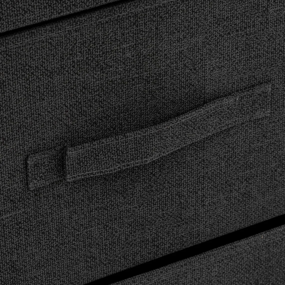 3S. x Home Commode de rangement 3 tiroirs en bois gris foncé Discount