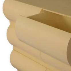 3S. x Home Commode design 6 tiroirs arrondis Mezade Beige Discount