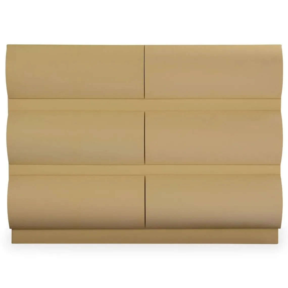 3S. x Home Commode design 6 tiroirs arrondis Mezade Beige Discount