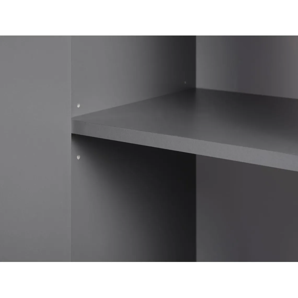 3S. x Home Commode ELENZIO gris 2 portes 4 tiroirs Hot