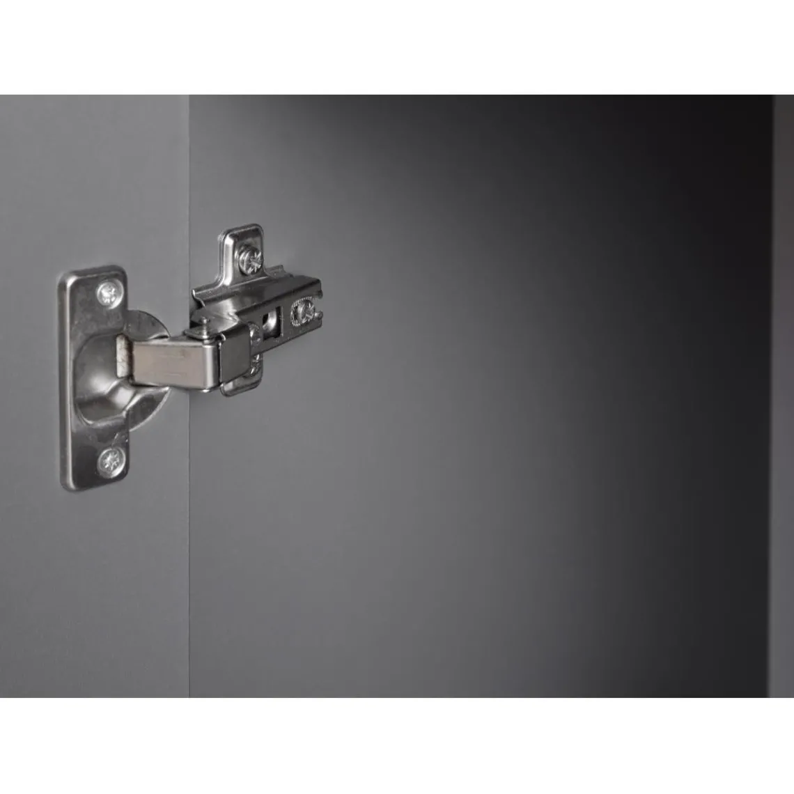 3S. x Home Commode ELENZIO gris 2 portes 4 tiroirs Hot