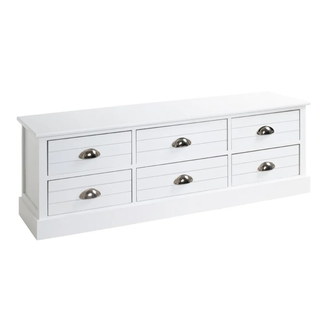 3S. x Home commode en bois massif 6 tiroirs Online