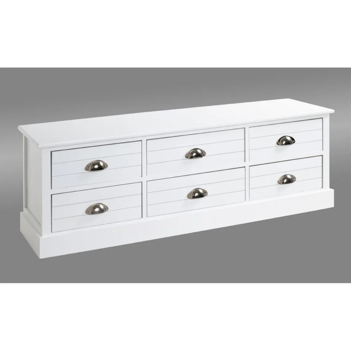 3S. x Home commode en bois massif 6 tiroirs Online