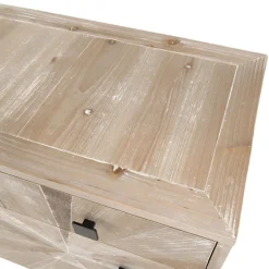 Macabane Commode MANDY Scandi 4 Tiroirs New