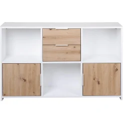 3S. x Home Commode PEPETO 2 tiroirs / 2 portes / 3 niches Hot