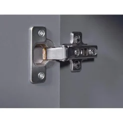 3S. x Home Commode SILENZIA 2 portes & 4 tiroirs gris Outlet