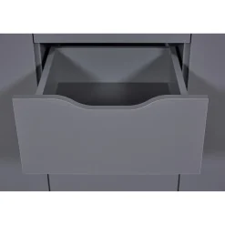 3S. x Home Commode SILENZIA 2 portes & 4 tiroirs gris Outlet