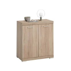 3S. x Home Comode avec 2 portes BRISTOL 1 naturel Best