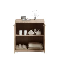 3S. x Home Comode avec 2 portes BRISTOL 1 naturel Best