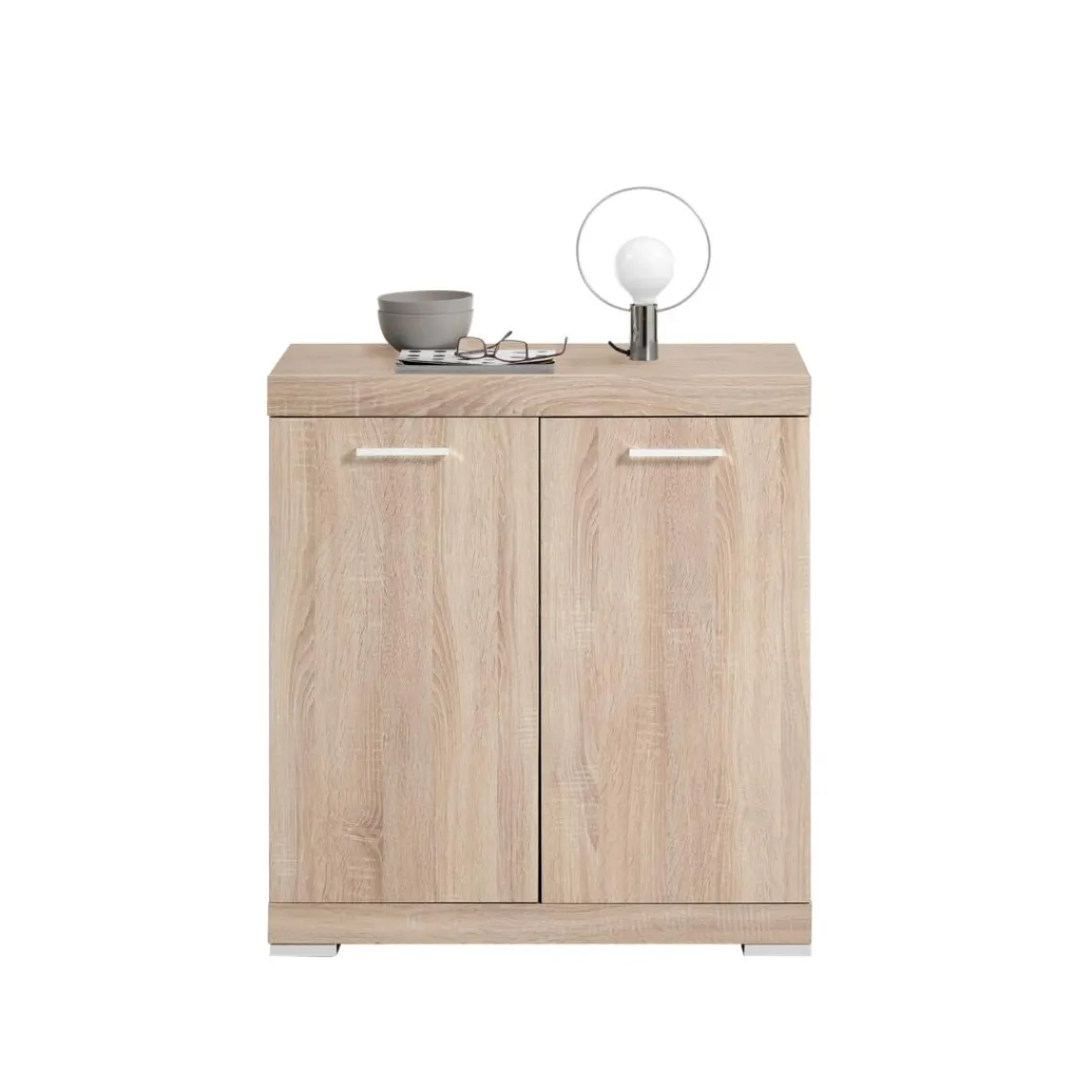 3S. x Home Comode avec 2 portes BRISTOL 1 naturel Best