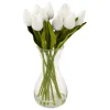 3S. x Home Composition tulipes avec vase Clearance