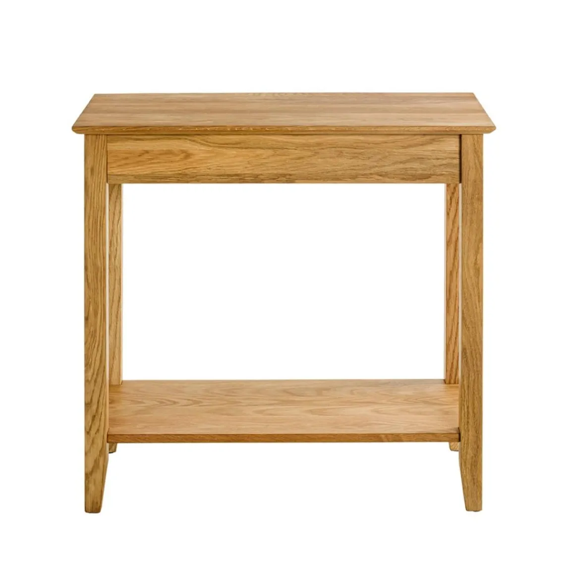 3S. x Home Console 1 tiroir et 1 etagère bois de chêne New