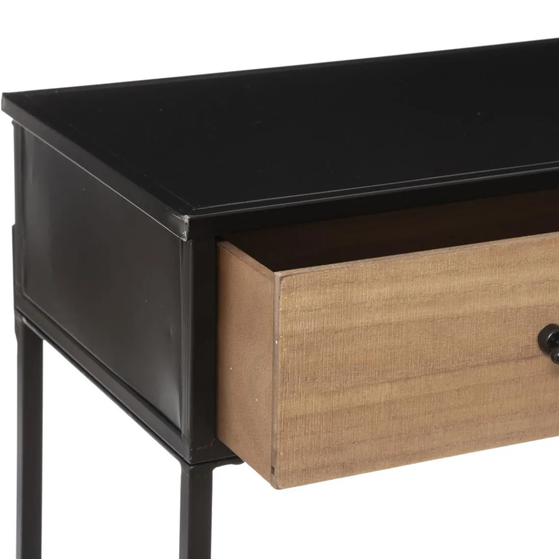 3S. x Home Console 2 Tiroirs Baris Noir Best