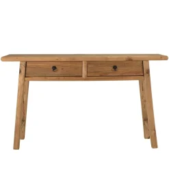 Macabane Console 2 tiroirs bois pin recyclé SANDY Hot
